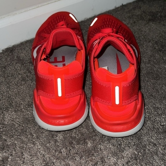 Nike Free Speed Red White Running Shoes 942836-600 Men's US Size 12 - Picture 2 of 6